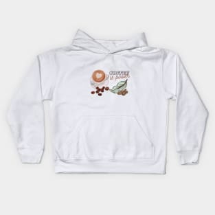 Coffee Give Me Power Kids Hoodie